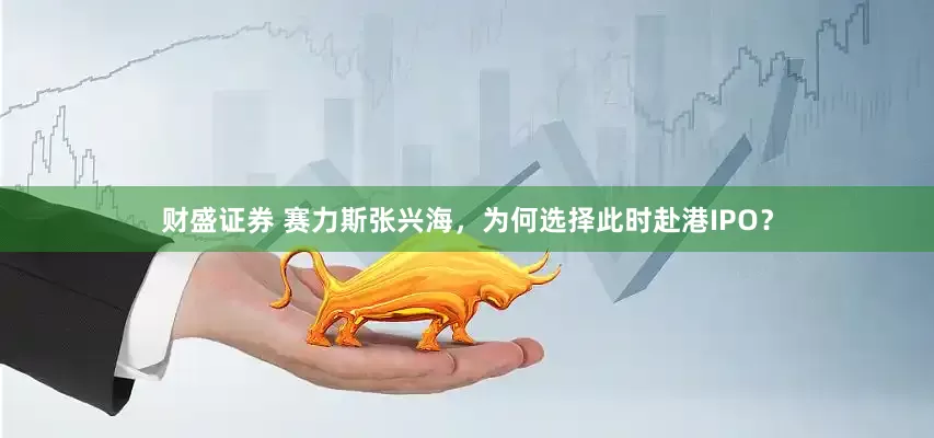 财盛证券 赛力斯张兴海，为何选择此时赴港IPO？